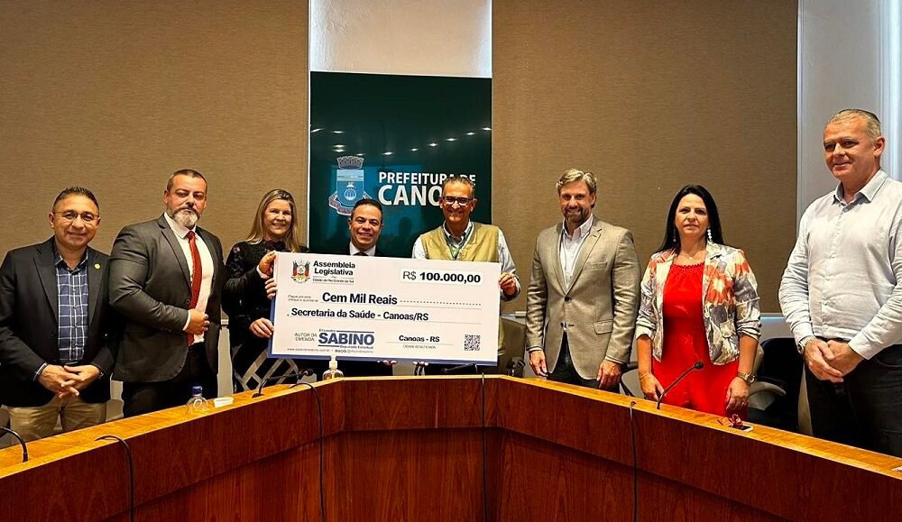 Deputado Sabino destina emenda parlamentar de 100 mil reais para Canoas