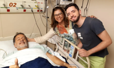 Paulo com esposa e filho – Foto: Arquivo pessoal