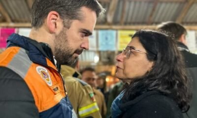 CICLONE NO RS: Número de vítimas fatais sobe para 15/Governador foi encontrar famílias atingidas pela enxurrada em Caraá - Foto: Maurício Tonetto/Secom