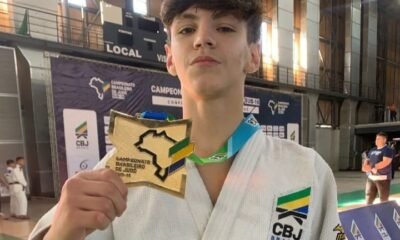 JUDÔ: Canoense Gabriel Mendes é campeão brasileiro no Rio de Janeiro