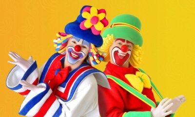 Dupla de palhaços Patati Patatá se apresenta em Canoas