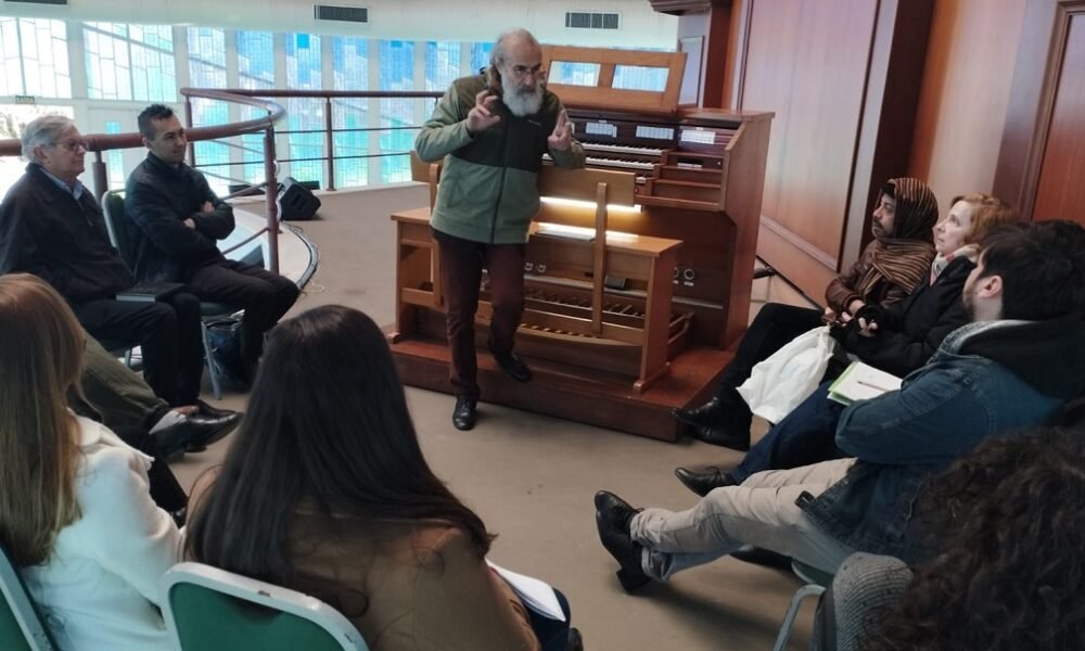 Músico de Israel ministra masterclass na Capela da Ulbra em encontro Nacional de Organistas / Foto: Fabrício Fonseca/Ulbra