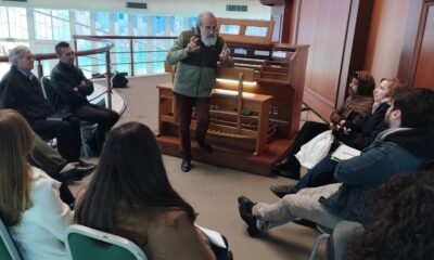 Músico de Israel ministra masterclass na Capela da Ulbra em encontro Nacional de Organistas / Foto: Fabrício Fonseca/Ulbra