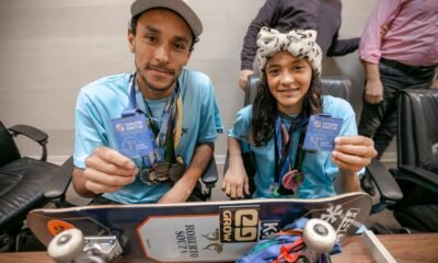 Skatista Maria Lúcia é homenageada na Câmara de Vereadores de Canoas/Foto: Bruna Ourique