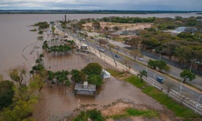 Defesa Civil do RS alerta para inundação do Lago Guaíba