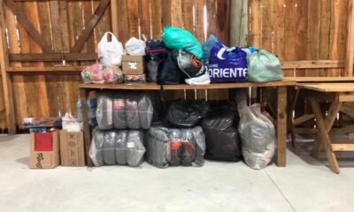 Campanha de arrecadação de alimentos não perecíveis é realizada durante Acampamento Farroupilha - Foto: Simone Dutra/OT