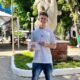 Jovem expositor da Feira do Livro, Daniel começou a escrever após descobrir doença dor irmão - Foto: Laira Souza