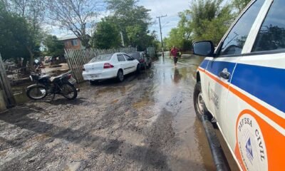 Níveis da cheia do Rio dos Sinos e do Rio Gravataí começaram a baixar nas áreas afetadas – Foto: Defesa Civil