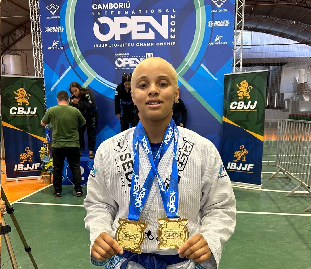 Alanis Macedo é vice-campeã mundial de Jiu-Jitsu nas categorias absoluto e  peso pena – Prefeitura Municipal de Canoas