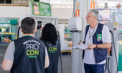 Fiscalização aponta irregularidades em nove postos de combustíveis em Canoas - Foto: Amanda Furtado