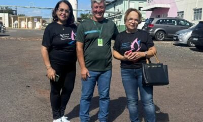 Liga de Combate ao Câncer de Canoas recebem visita representante de Secretaria de obras para melhora no asfalto