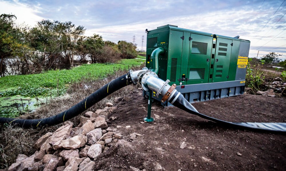 infiltração no dique