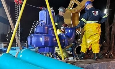 Equipes da Corsan atuam em regume de força-tarefa para reparar estruturas danificadas pelas chuvas no RS