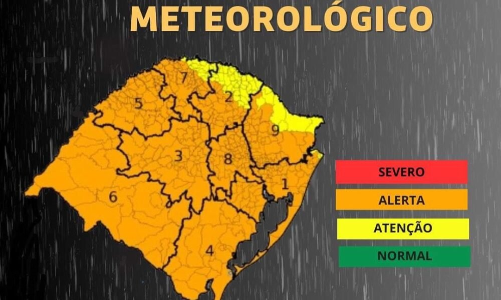 Defesa Civil RS alerta para instabilidades climáticas no Estado nos próximos dias
