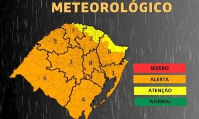 Defesa Civil RS alerta para instabilidades climáticas no Estado nos próximos dias