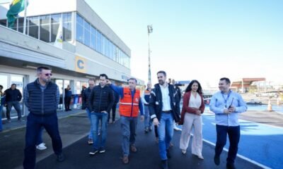 Eduardo Leite anuncia R$ 14 milhões para ampliação do aeroporto de Caxias do Sul - Foto Maurício TonettoSecom