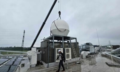 Equipamento do radar meteorológico para monitoramento da Defesa Civil do RS chega ao Brasil