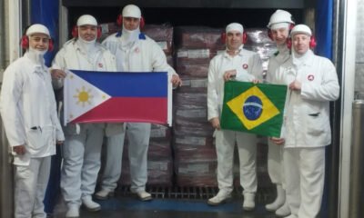 Primeiro embarque de carne suína do RS para as Filipinas