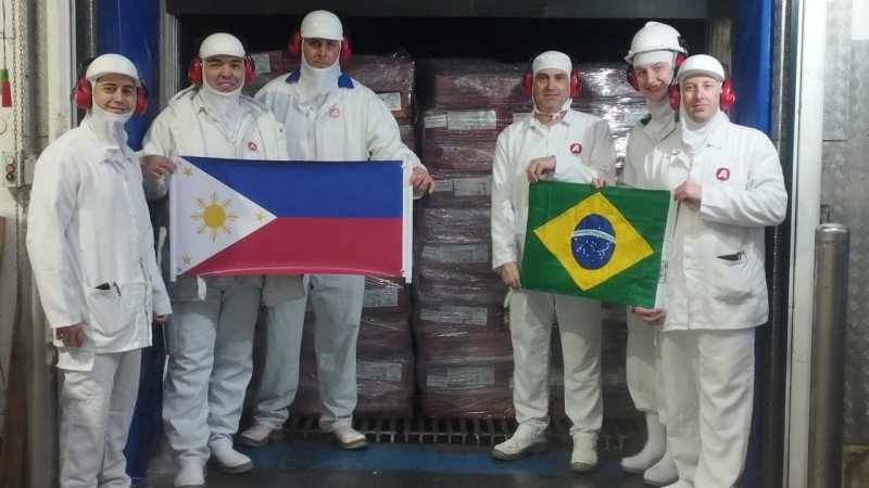 Primeiro embarque de carne suína do RS para as Filipinas
