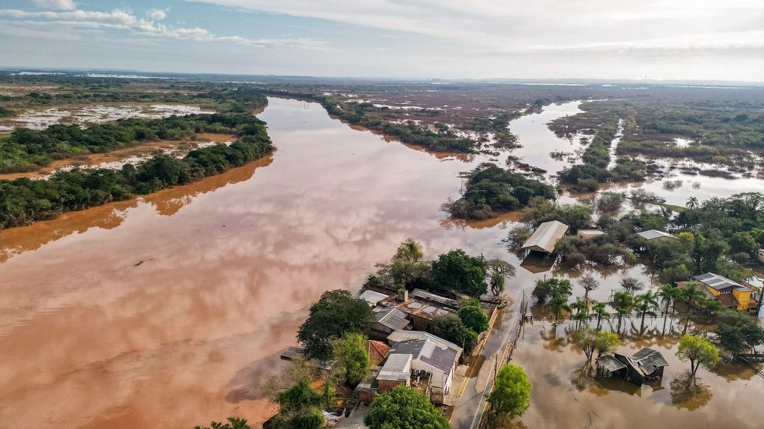 Nova Santa Rita está em alerta após rios Caí e dos Sinos ultrapassarem cota de inundação - Foto: Alan Cardoso