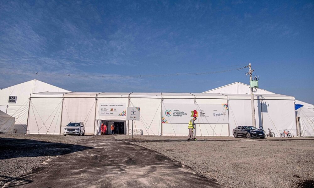 Segundo Centro Humanitário de Acolhimento é aberto em Canoas para atingidos da enchente - Foto: Juliana Reis