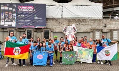 Única da rede pública no pódio, escola de Nova Santa Rita é ouro em disputa nacional de Robótica