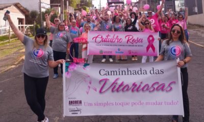 Nova Santa Rita tem Caminhada das Vitoriosas em alusão ao Outubro Rosa