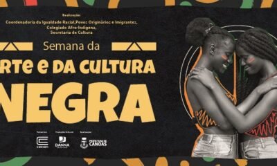 Canoas realiza Semana da Arte e Cultura Negra, com atividades, de 14 a 20 de novembro