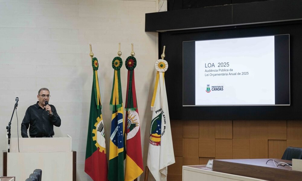 Lei Orçamentária para 2025 é apresentada pela Prefeitura de Canoas em audiência pública na Câmara