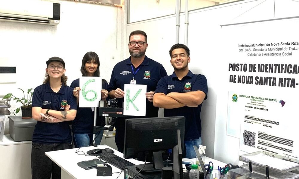 Nova Santa Rita emite 6 mil novas carteiras de identidade em 2024