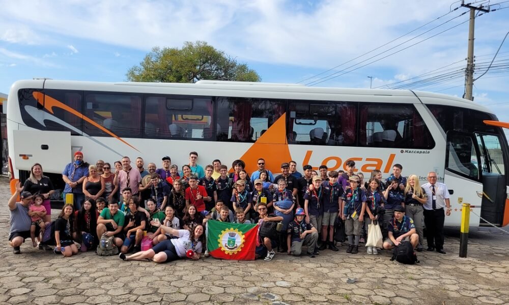 Escoteiros de Canoas participam do maior evento de 2025 no sul do Brasil