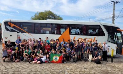 Escoteiros de Canoas participam do maior evento de 2025 no sul do Brasil