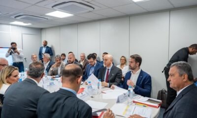 Governador atualiza avanços em sistemas de proteção de cheias e do Plano Rio Grande em encontro com ministros