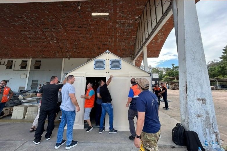 Capacitação para Montagem de Unidades Habitacionais de Emergência é realizada em parceria entre a Defesa Civil Estadual e Acnur