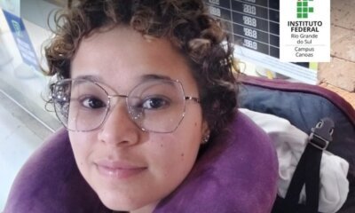 Estudante de Canoas vai para a Colômbia por ter sido a primeira colocada em edital nacional