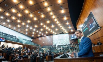 Na abertura do ano legislativo, Leite relembra enchentes de 2024 e fala sobre reconstrução, equilíbrio fiscal e investimentos