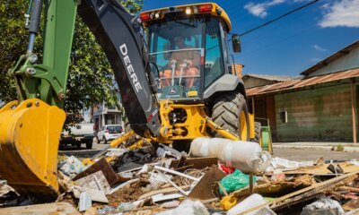 Operação Cidade Limpa já coletou 15 mil toneladas de entulhos em Canoas