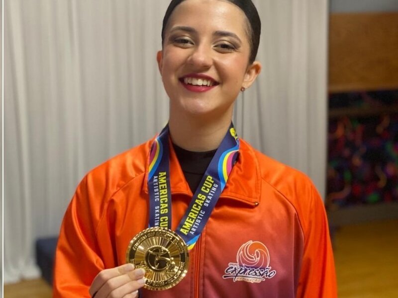 Patinadora gaúcha Laís Herbstrith von Zeidler é campeã da America´s Cup, em Orlando