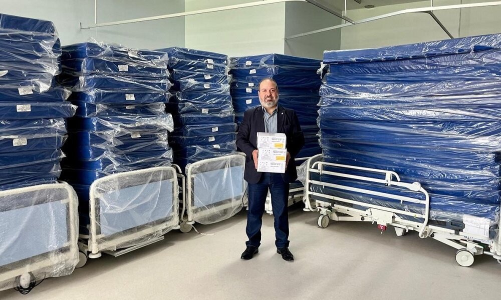 Em reforma, Hospital de Pronto Socorro de Canoas recebe doação de materiais hospitalares 