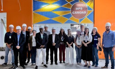 Ministério da Saúde e ONU visitam obras do Hospital de Pronto-socorro de Canoas