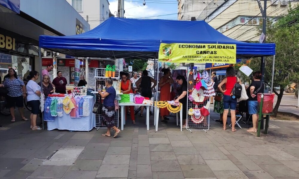 Semana de Economia Solidária acontece no Calçadão de Canoas; confira programação