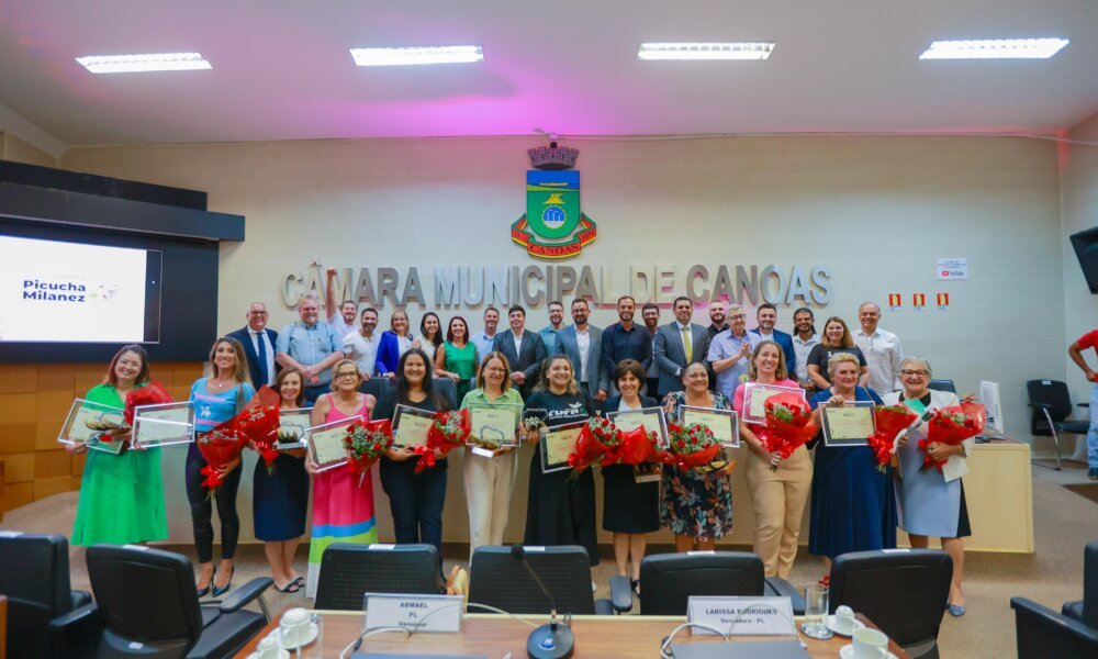 Câmara de Canoas entrega o Prêmio Picucha Milanez 2025 a 11 mulheres que se destacaram na cidade