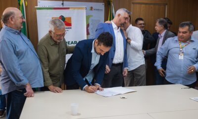 Assinado Termo de Cooperação para o desassoreamento do Arroio Brigadeira