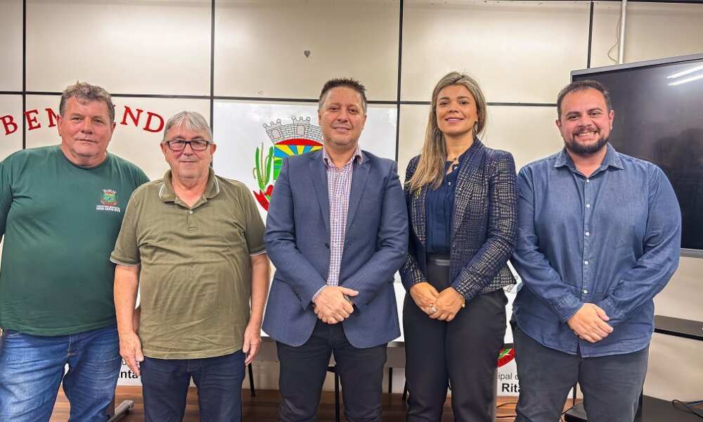 Prefeito Battistella apresenta novos secretários e secretária do governo de Nova Santa Rita