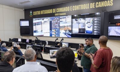 Canoas conta com novo sistema de monitoramento da cidade e cercamento eletrônico do Centro