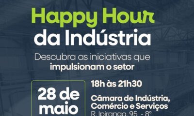 Canoas vai promover o primeiro Happy Hour da Indústria no dia 28 de maio
