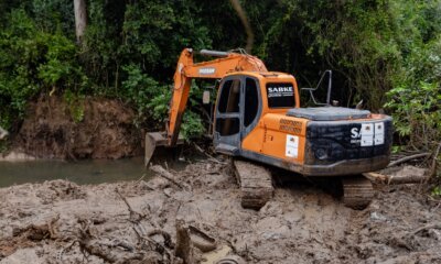 Desassoreamento do Arroio Brigadeira tem início no bairro Olaria, visando prevenir alagamentos