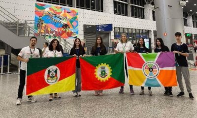 Estudantes de Canoas representam a cidade na feira científica MILSET em Fortaleza