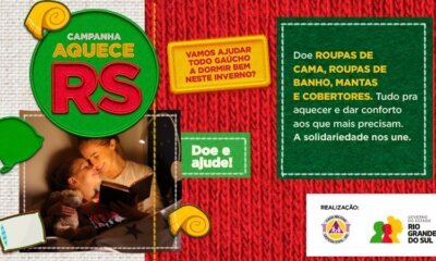 Campanha do Agasalho 2025 - Aquece RS tem início no estado