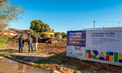 Construção da Unidade de Saúde Rio Branco tem ordem de início iniciada